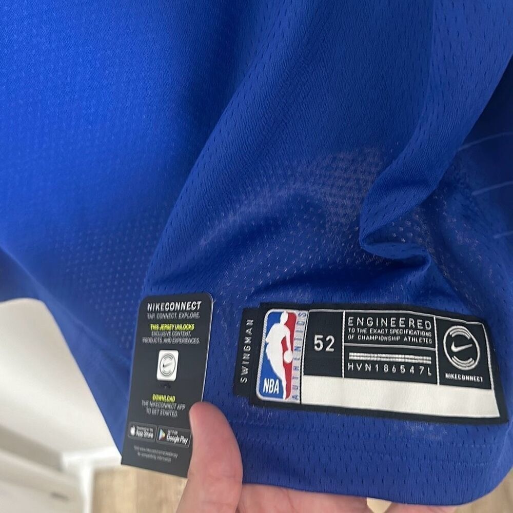 NWT Nike Mens Royal Blue Kawhi Leonard Icon LA Clippers City Swingman Jersey XL - Picture 4 of 6